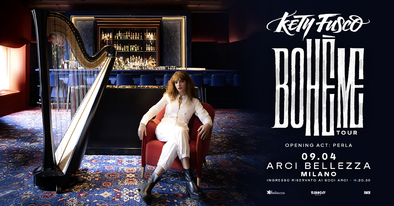 Evento KETY FUSCO Milano, Arci Bellezza Locandina KETY FUSCO Milano, Arci Bellezza - giovedì 9 aprile ore 20:30 - 23:45