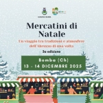 Mercatini di Natale Bomba 2025 Potrebbe essere un'illustrazione raffigurante testo