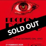 PROFONDO ROSSO – Sonorizzato Live Claudio Simonetti’s Goblin @Multisala Cinema Massimo- Torino PROFONDO ROSSO – Sonorizzato Live Claudio Simonetti’s Goblin @Multisala Cinema Massimo – Torino a Torino (TO) il 27 febbraio 2026