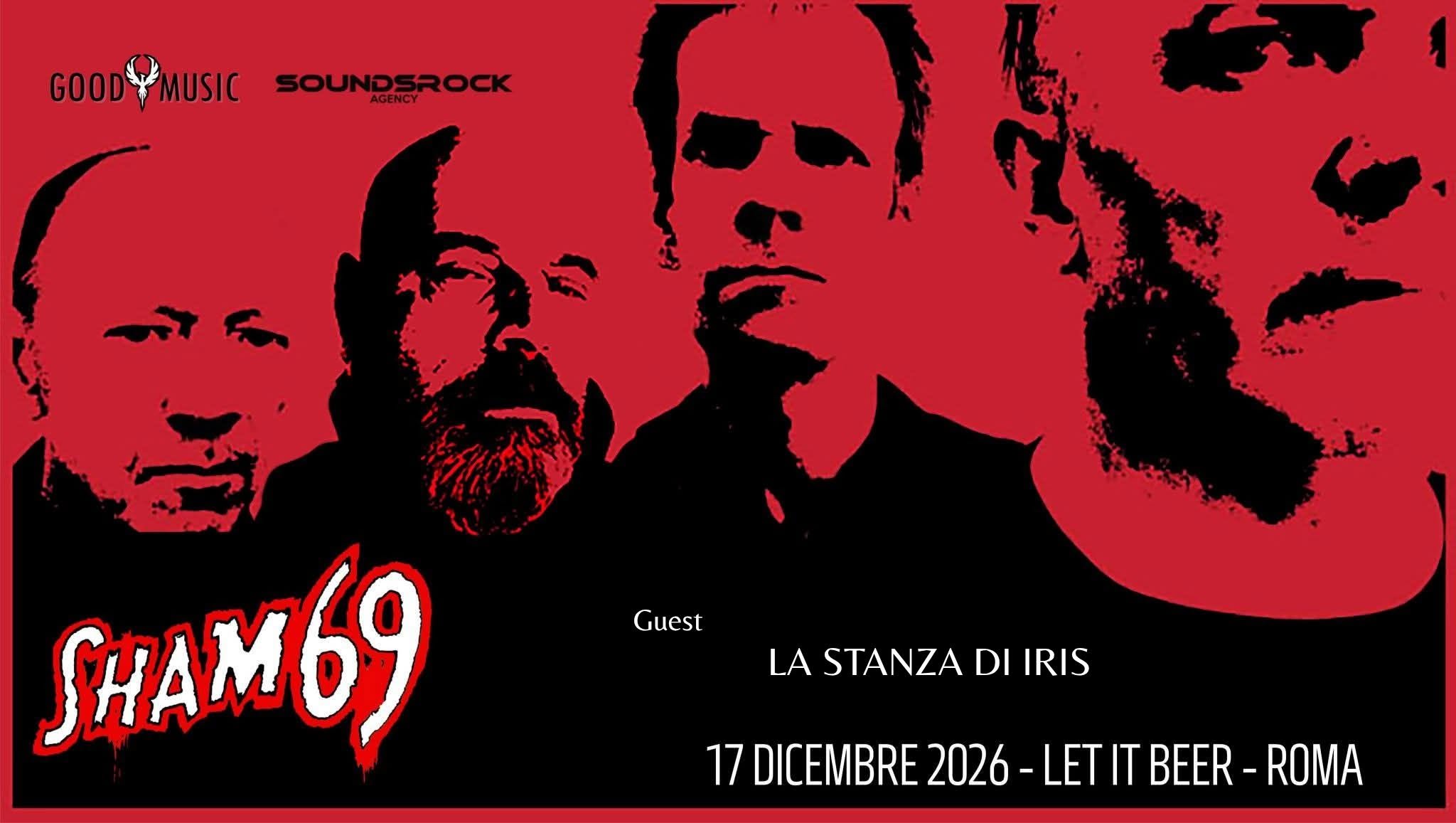 Evento Sham 69 – Tim V in concerto al Let it Beer Locandina Sham 69 – Tim V in concerto al Let it Beer - giovedì 17 dicembre ore 20:00 - 22:00