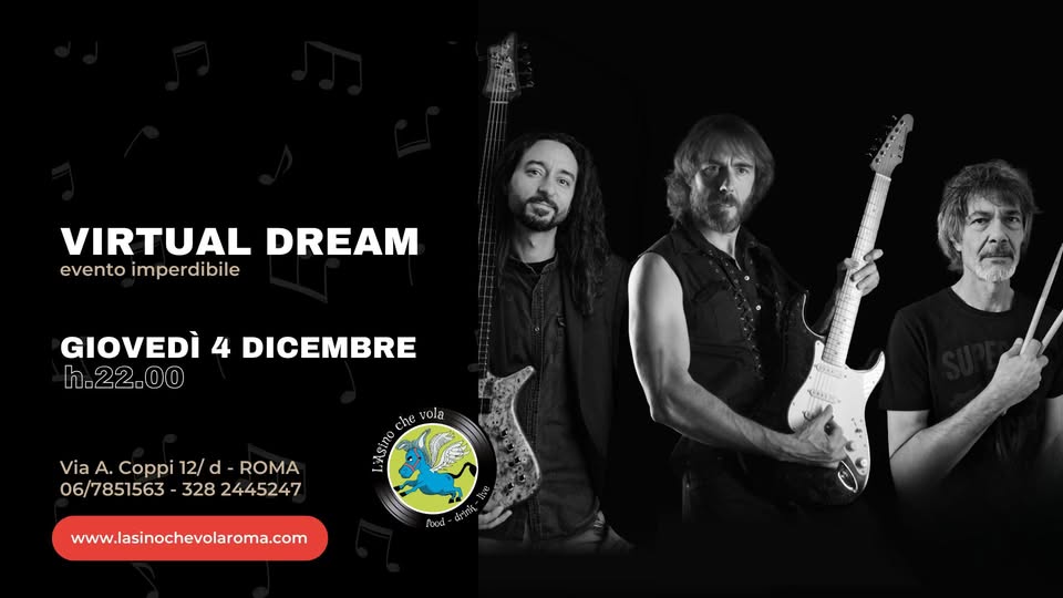 Virtual Dream @ L’Asino Che Vola Nessuna descrizione della foto disponibile.