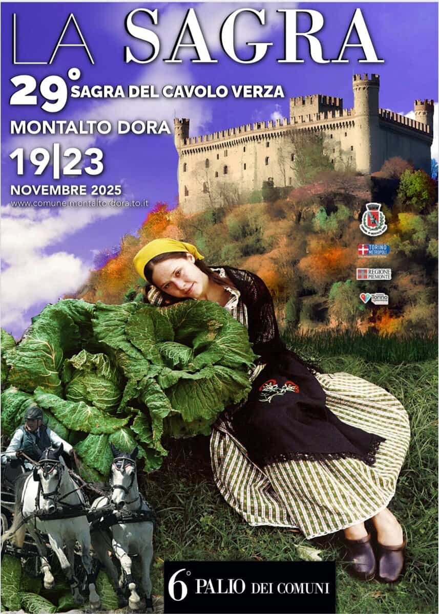 Evento Xxix Sagra Del Cavolo Verza Di Montalto Dora Locandina Xxix Sagra Del Cavolo Verza Di Montalto Dora - da mercoledì 19 novembre - domenica 23 novembre 2025 ore 19:00 ore 17:00