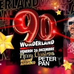 90 WONDERLAND @ Peter Pan Club – Misano Adriatico 🔴 Laser Heroes Winter Tour Potrebbe essere un contenuto di pop art raffigurante il seguente testo "ONDER DA ויהמח LANDI DERLAN LAN ERLA VOR WONDE WONDERLAND 90 LASER DERLAND LASERHEROES -EROES VENERDI 26 DICEMBRE បាប 愛 Merry Christmas MISANG PETER FARTNEZ ADRIATICO IPAN zibeamz" لامحمتام 201520 าร3032328 2024 MIGLIOR IGLIOR FORMAT ANNI90 ANNAUA FORMDO EVENTO D'ITALIA 'ITALIA en cиHcиHиK"