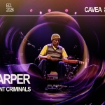 Ben Harper & The Innocent Criminals // Rock in Roma – Auditorium PdM (Cavea) Potrebbe essere un contenuto di pop art raffigurante sassofono e il seguente testo "BEN HARPER & THE INNOCENT CRIMINALS nA4PP 時 29 GIUGNO Barley Arts AUDITORIUM PARCO DELLA MUSICA ENNIO MORRICONE CAVEA ROCK ROCKINROMA IN 2026 ROMA"