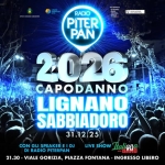Capodanno 2026 Lignano Sabbiadoro – Piazza Fontana | Radio Piterpan Capodanno 2026 Lignano Sabbiadoro – Piazza Fontana Radio Piterpan a Lignano Sabbiadoro il 31 dicembre 2025
