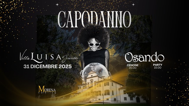 Evento Capodanno in Villa Luisa Locandina Capodanno in Villa Luisa - mercoledì 31 dicembre ore 20:00 - 22:00