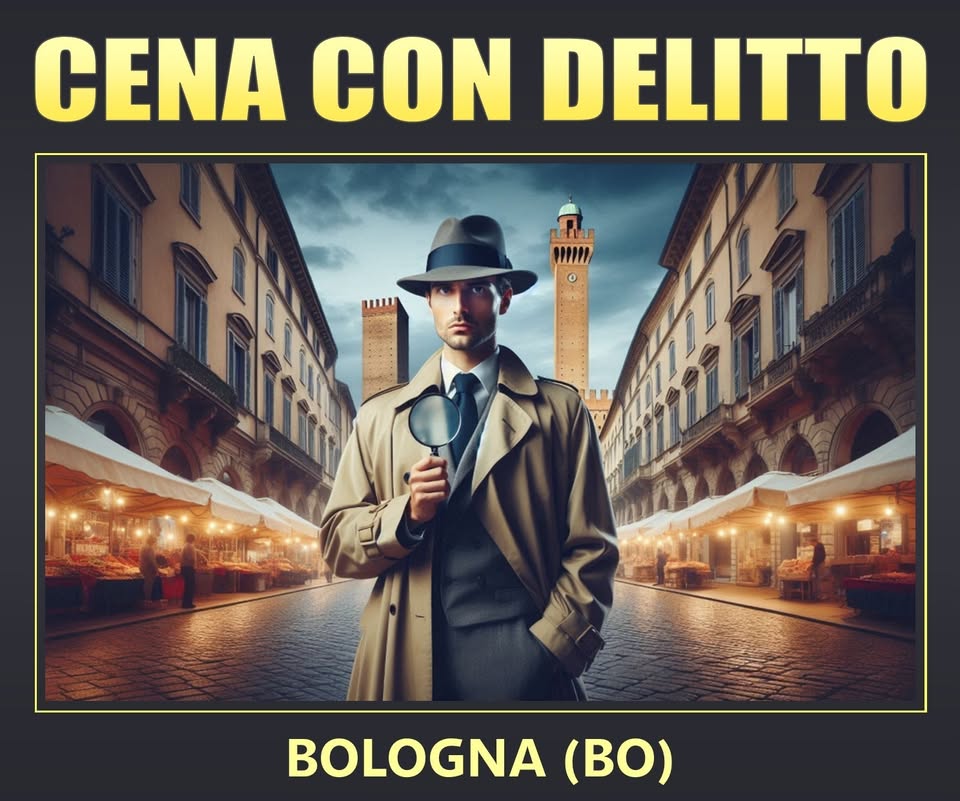 Evento Cena con Delitto al Wiener Haus di Bologna (BO) Locandina Cena con Delitto al Wiener Haus di Bologna (BO) - da giovedì 8 gennaio - mercoledì 30 dicembre 2026 ore 20:00 ore 22:55
