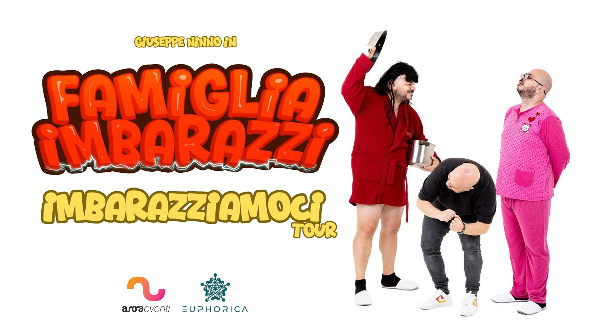 Evento DOPPIO SHOW – Giuseppe Ninno Mandrake “Imbarazziamoci Tour” Teatro Fasano – Taviano Locandina DOPPIO SHOW – Giuseppe Ninno Mandrake “Imbarazziamoci Tour” Teatro Fasano – Taviano - sabato 28 febbraio ore 17:00 - 23:45