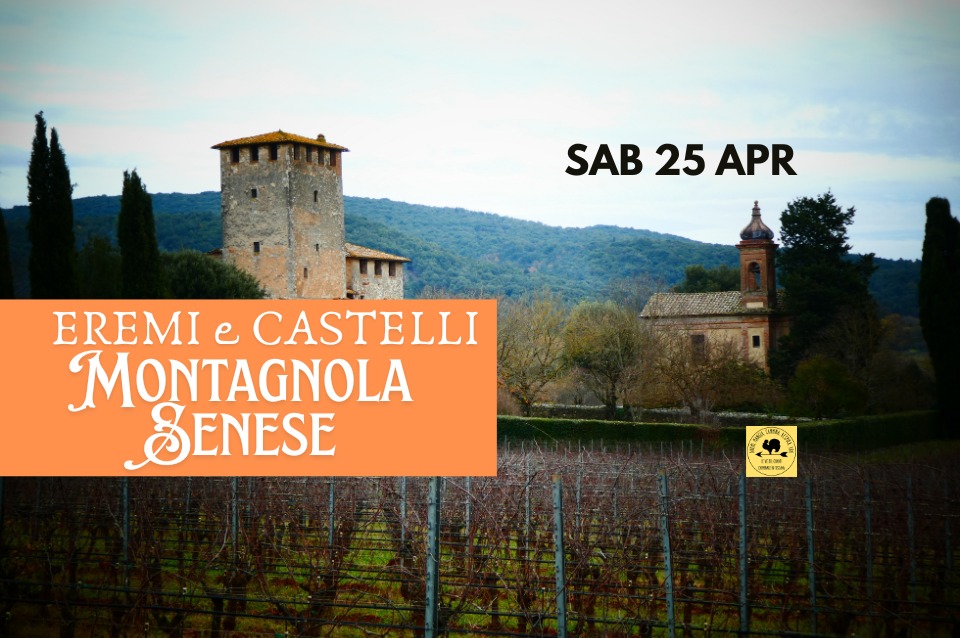 Evento Eremi e castelli della Montagnola Locandina Eremi e castelli della Montagnola - sabato 25 aprile ore 09:00 - 17:00