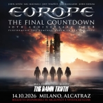 EUROPE – The Final Countdown 40th Anniversary Tour | Milano, Alcatraz EUROPE – The Final Countdown 40th Anniversary Tour Milano, Alcatraz a Milano (MI) il 14 ottobre 2026