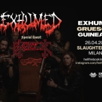 Exhumed e Gruesome | Slaughter Club, Paderno Dugnano (MI) Exhumed e Gruesome Slaughter Club, Paderno Dugnano (MI) a Paderno Dugnano (MI) il 26 aprile 2026