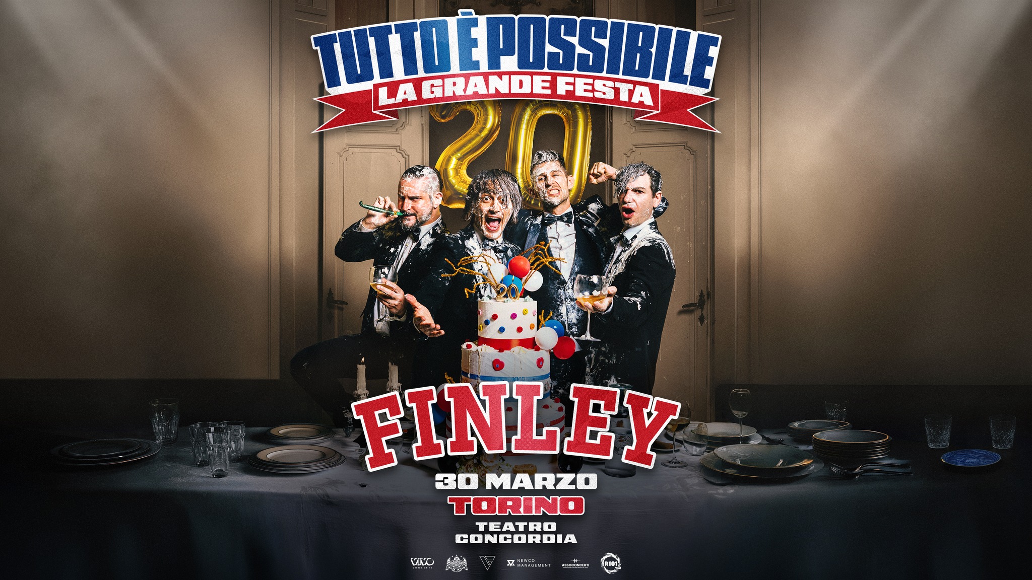 FINLEY / Hiroshima Mon Amour Potrebbe essere un'immagine raffigurante il seguente testo "TUTTO GRANDEFESTA WTTDEROSSIBILE LA 1 FINLEY 30 MARZO TORINO TEATRO CONCORDIA VIKO ..M mHcT4oBe"