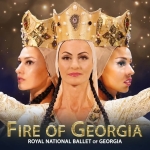 Fire of Georgia @ Teatro Nuovo VERONA // Royal National Ballet of Georgia Potrebbe essere un'immagine raffigurante danza e il seguente testo "FIRE OF GEORGIA ROYAL NATIONAL BALLET ROYALNATIONALBALLETOGEORGIA OF GEORGIA"