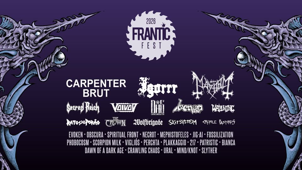 Frantic Fest 2026 Potrebbe essere un'immagine raffigurante testo