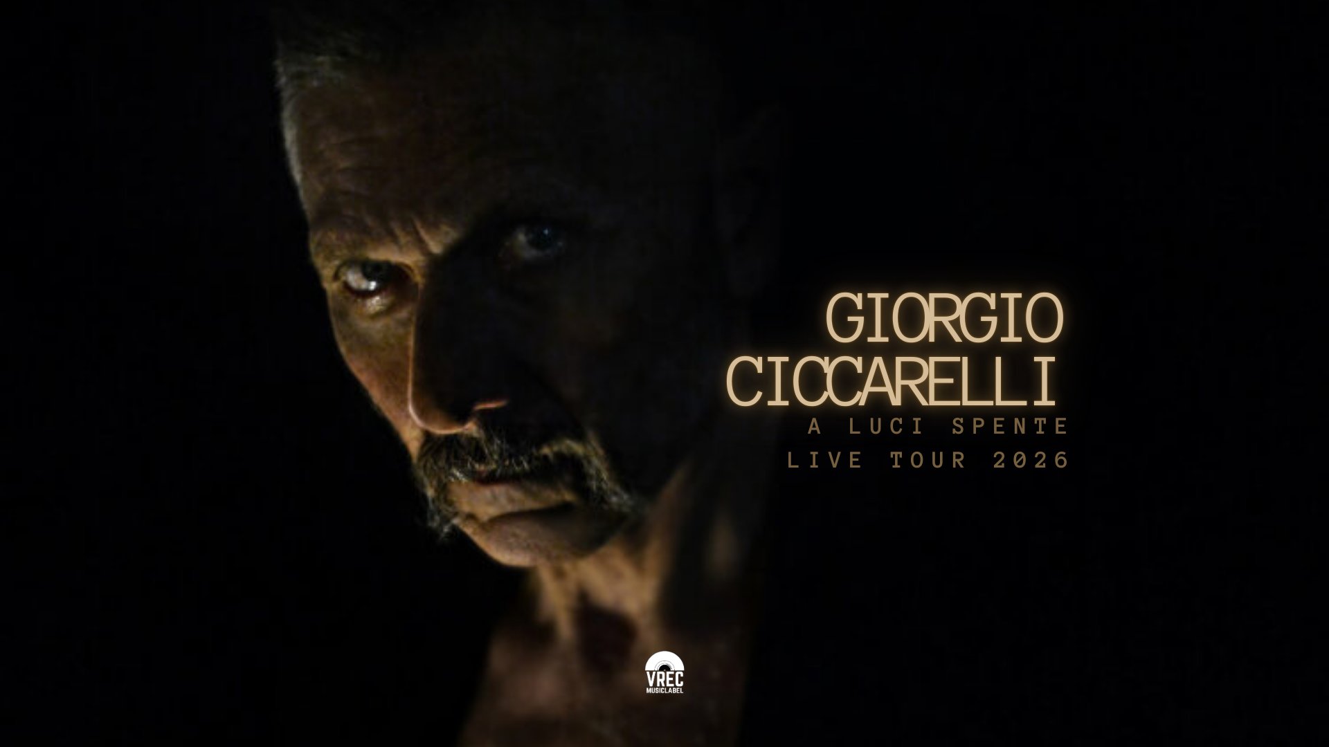 GIORGIO CICCARELLI – “A Luci Spente” live @Empiria (GE) Potrebbe essere un'immagine raffigurante una o più persone, barba e il seguente testo "GIORGIO CICCARELLI VREC BLAE"