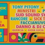 Jamrock Festival 2026 Potrebbe essere un contenuto di pop art raffigurante bucerotide, tucano e il seguente testo "JAMROCK MUSICANDFOODFESTIVAL AND FOOD FESTIVAL MUSIC ANDFOOD PARCO FORNACI VICENZA 14- 14-19 19 LUGLIO 2026"