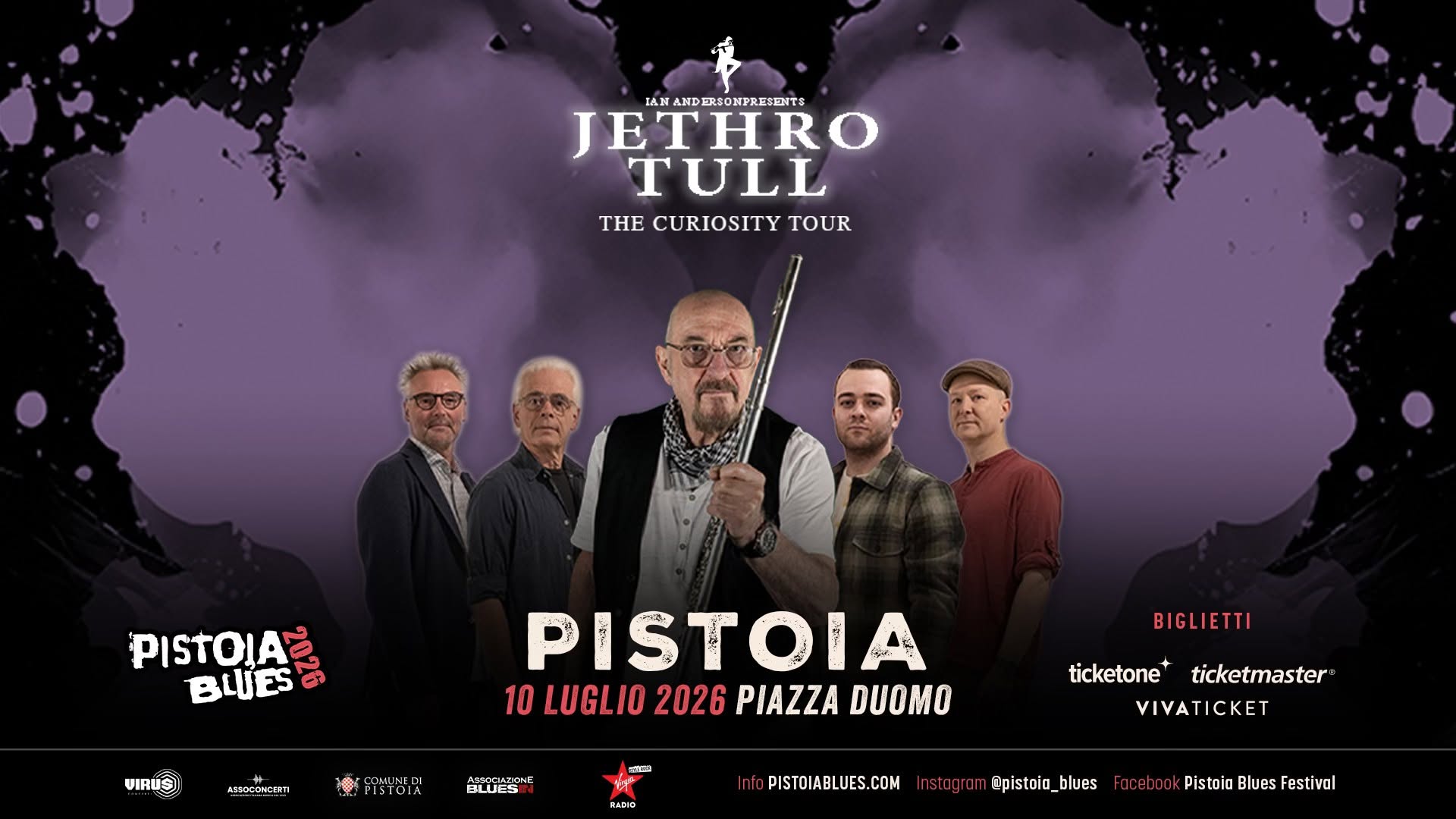 Evento Jethro Tull in concerto Locandina Jethro Tull in concerto - venerdì 10 luglio ore 21:00 - 23:59