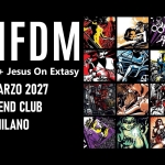 KMFDM + I Ya Toyah + Jesus on Extasy | Legend Club, Milano Potrebbe essere un contenuto di pop art raffigurante il seguente testo "KMFDM I YA TOYAH + Jesus On Extasy 27 FEBBRAIO 2026 LEGEND CLUB MILANO"