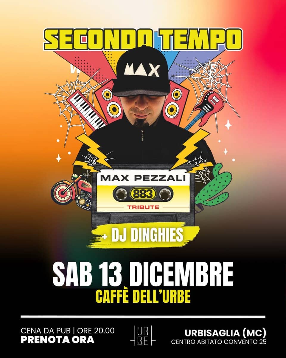 Evento Live @Caffè dell’Urbe – Urbisaglia (MC) Locandina Live @Caffè dell’Urbe – Urbisaglia (MC) - sabato 13 dicembre ore 22:00 - 00:00