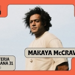 MAKAYA McCRAVEN in concerto a Milano Potrebbe essere un'illustrazione raffigurante il seguente testo "DAO ገሮ .M.I IM 13 05 26 SANTERIA TOSCANA: 31 MILANO MARAYAMCCRAVEN MKAY McCRAVEN"