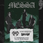 Potrebbe essere un'immagine raffigurante il seguente testo "AKESSA త VOIDORSLEEP OF VOIDO BALERA 21 FEBBRAIO 2026 Cervia, Rock Planet"