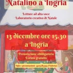 Natalino a Ingria Potrebbe essere un'immagine raffigurante pasta e il seguente testo "Natalino a Ingria Letture aA alta voce laboratorio creativo di Natale 13 dicembre ore 15.30 a Ingria Prenotazione obbligatoria Evento gratuito Info e prenotazioni: 3405285394 (Valeria) SIST SISTEMA SISTEMABIBLIOTECARIO MA BIBLIOTECARI DI VREA CANAVESE 温明使深 X FOC Nati Leggara MOMS mamme mammeonline on line 無 lale ε"