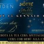 New Garden Giovedì 15 Gennaio h. 20.30 Notte delle Stelle 80-90 Dinner show by Luca B Potrebbe essere un contenuto grafico raffigurante tromba e il seguente testo "NEW GARDEN NOTTE Stelle SINDACO EVENTS. GENNAIO h.20.30 APERITIVO CENA DOPOCENA GIOVEDÌ 15 innor ims shat: lua L LA TUA CENA SPETTACOLO 348 7733555 CENA CON MENÙ ALLA T VIA IV VIAIV NOVEMBRE 119 31010 PONTE DELLA PRIULA TV"