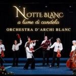 NOTTE BLANC✨ Concerto a lume di candela con l’Orchestra d’Archi Blanc Potrebbe essere un'immagine raffigurante danza, violino e il seguente testo "BLANC alumedicandela a lume di candela ORCHESTRA D' 'ARCHI BLANC"