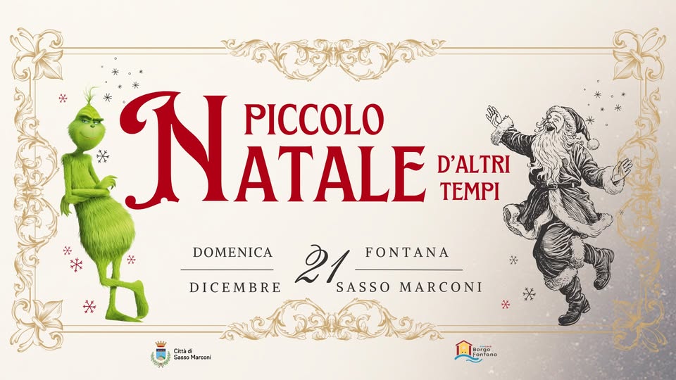 Evento Piccolo Natale d’altri tempi Locandina Piccolo Natale d’altri tempi - domenica 21 dicembre ore 15:00 - 17:00