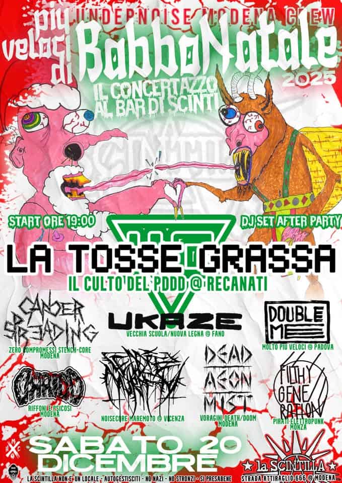 Evento Più Veloce Di Babbo Natale 2025 Locandina Più Veloce Di Babbo Natale 2025 - sabato 20 dicembre ore 19:00 - 03:00