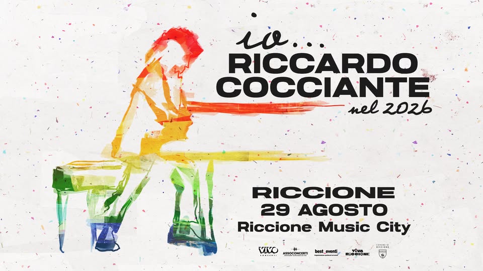 Evento Riccardo Cocciante – 29.08.26 – Riccione, Riccione Music City Locandina Riccardo Cocciante – 29.08.26 – Riccione, Riccione Music City - sabato 29 agosto ore 21:00 - 23:00