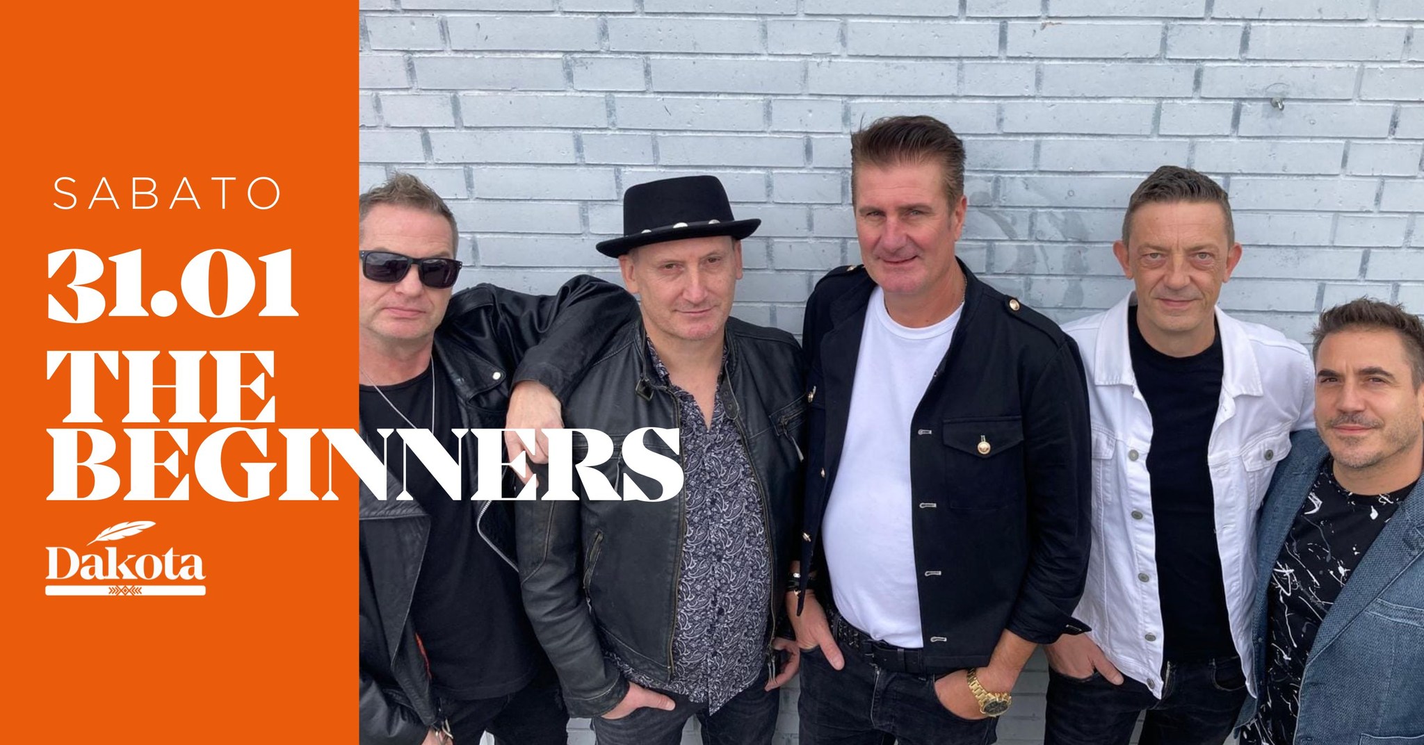 Potrebbe essere un'immagine raffigurante il seguente testo "SABATO 31.01 THE REGINNERS Dakota 営長 pKA"