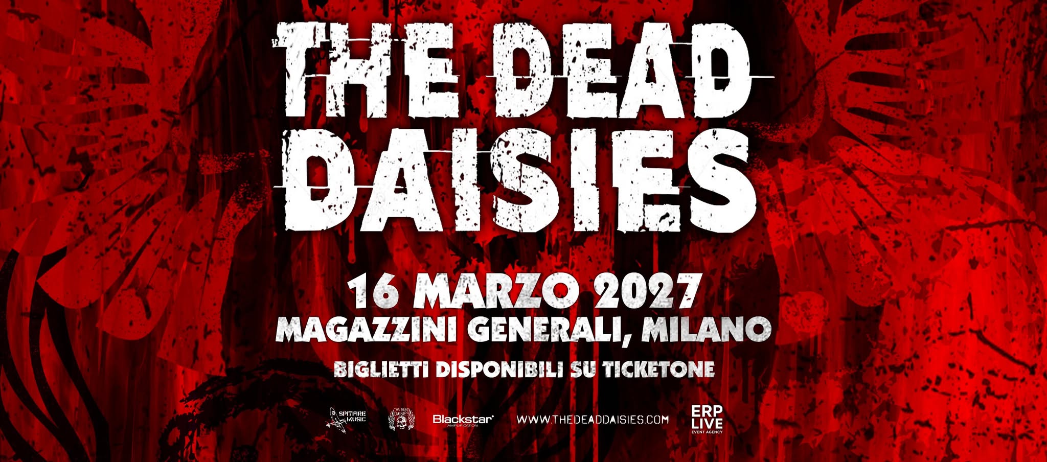 Evento The Dead Daisies Magazzini Generali , Milano Locandina The Dead Daisies Magazzini Generali , Milano - martedì 16 marzo ore 07:00 - 09:00