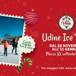Udine Ice Park | Fino all’11.01 | Il Villaggio di Natale a Udine Potrebbe essere un'immagine raffigurante albero di Natale e il seguente testo "Con Conilsostegno: sostegno: Pista patitnodi di pattinaggio ડપો ghiaceio COMUNE DI DIUDINE 戰乳 Casette food & yatale drink BOINE UDINE Park P Ice မဖော BTLMATALE Udine Ice Park DAL 22 NOVEMBRE ALL'11 GENNAIO Piazza XX settembre, Udine Per maggiori info: o:www.udineicepark.it"