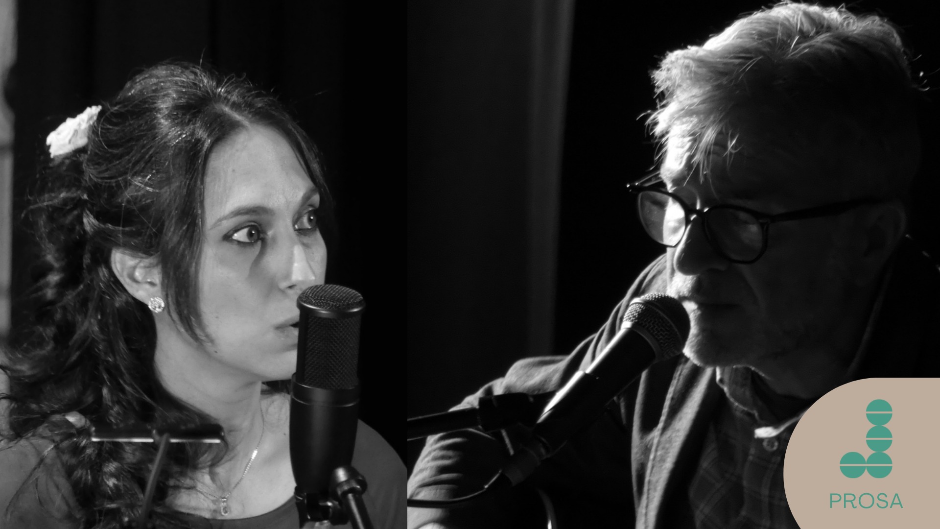 Ultime luci a Vercallo Potrebbe essere un'immagine in bianco e nero raffigurante una o più persone, clarinetto e il seguente testo "နီ PROSA"