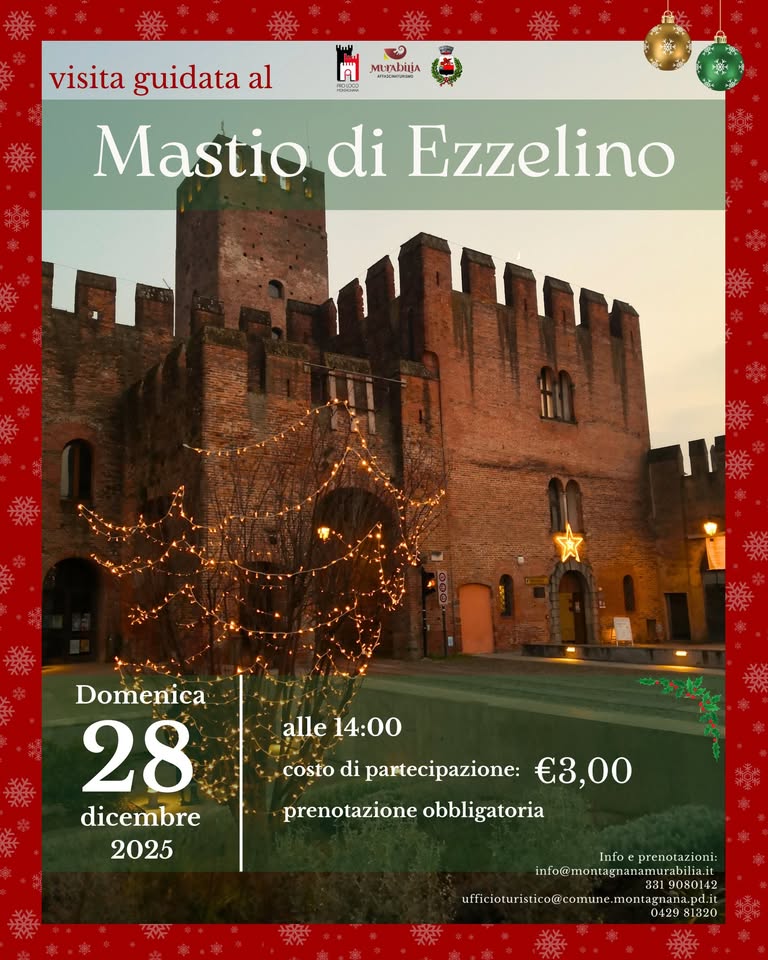 Visita guidata al Mastio di Ezzelino Potrebbe essere un'immagine raffigurante testo