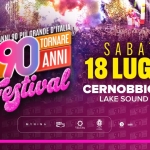 VOGLIO TORNARE NEGLI ANNI 90 – FESTIVAL EDITION // Lake Sound Park Potrebbe essere un'immagine raffigurante folla e il seguente testo "IL LIVE 90 ANNI TORNARE VOGLIO NEGLI SHOW LIVE_SHOWANA 90AIN ANNL90 نرم GRANDE D'ITALIA SABATO18LUGLIO 18LUGLIO SABAT018 CERNOBBIO (Co), Lake Sound Park ИTKИHa"