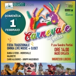 39° Carnevale di Trodica Potrebbe essere un'immagine raffigurante il seguente testo "PROLOCO LOCO TRODICAASE APSETS 2026 Cmil ImiPatracisia: Patracisia Comune Marravalle REGIONE PEGIONE MARCHE MARCHE. DOMENICA 1 39° EDIZIONE FEBBRAIO Carnevale Carnev Trodiza FIERA TRADIZIONALE P.zza Sandro Pertini OMNIA LIVE MUSIC + DJSET ORE 14.00 INIZIO SFILATA BANDA G.VERDI -MORROVALLE MAJORETTE CARRI ALLEGORICI- GRUPPI MASCHERATI INGRESSO LIBERO"