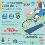 7′ Randonnée Valle del Liri 7′ Randonnée Valle del Liri a Isola del Liri (FR) il 27 settembre 2026