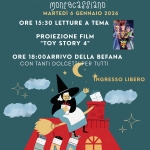 Arriva la Befana 🧹🧙🍭🍬 Potrebbe essere un disegno raffigurante il seguente testo "ARRIVA LA BEFANA! taverna sansalvatore atore montecassiano siano MARTEDİ 6 GENNAIO 2026 ORE 15:30 LETTURE TEMA PROIEZIONE FILM "TOY STORY TOY ORE 18:00ARRIVO DELLA BEFANA CON TANTI DOLCETTIPER PER TUTTI ANGRESSO LIBERO 24 使... +. 尚 合学的文な o PROLOCO PRO በመርው MONTECASSIANOTRAL ጣጫቤ፣ wwo.itornleasanRgrai.com"