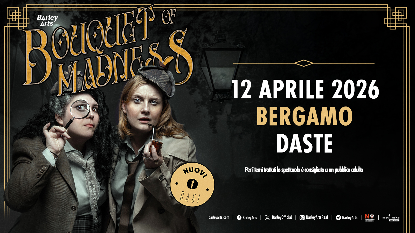 Bouquet of Madness | Live in Bergamo Potrebbe essere un'immagine raffigurante testo