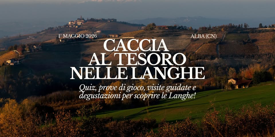 Caccia al tesoro nelle Langhe | SAVE THE DATE Potrebbe essere un'immagine raffigurante una o più persone e vino