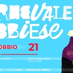Carnevale Bobbiese 2026 Potrebbe essere un contenuto di pop art raffigurante il seguente testo "ARNEUALE UALE OOBL bOBBIESe Ese"
