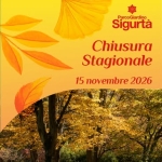 CHIUSURA STAGIONE 2026 Chiusura Stagione 2026 a Valeggio sul Mincio (VR) il 15 novembre 2026