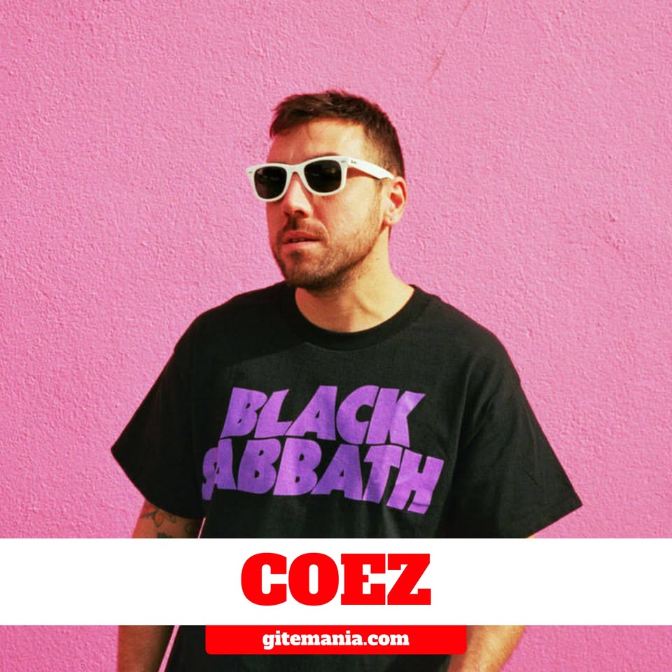 Evento Coez – Pompei 11 Luglio 2026 Locandina Coez – Pompei 11 Luglio 2026 - sabato 11 luglio ore 11:00 - 13:00