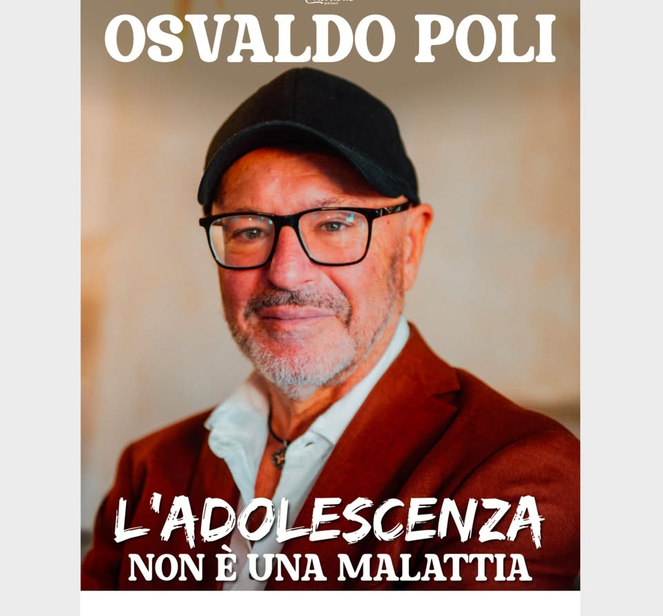 CORREGGIO – Teatro Asioli – OSVALDO POLI: L’adolescenza non è una malattia Potrebbe essere un'immagine raffigurante il seguente testo "OSVALDO POLI L'ADOLESCENZA NON È UNA MALATTIA"