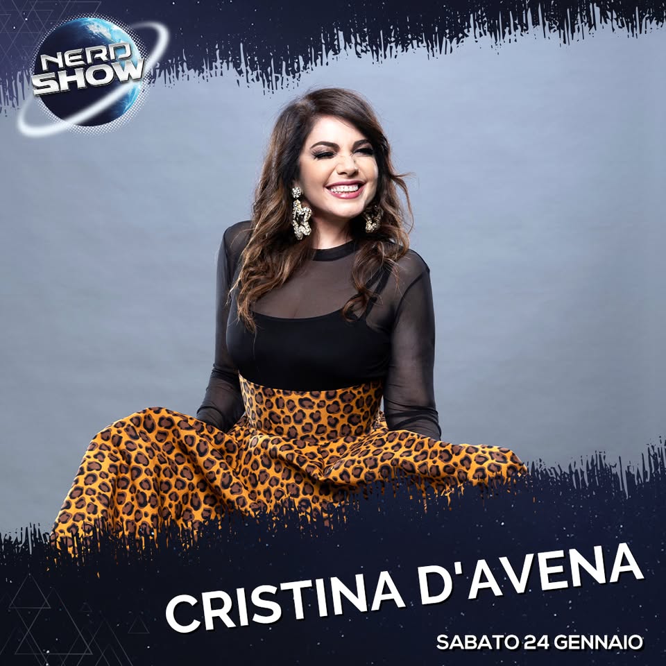 Cristina D’Avena ospite live a Nerd Show -Bologna Potrebbe essere un'immagine raffigurante testo