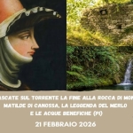 Dalle Cascate sul Torrente La Fine alla Rocca di Montanino Dalle Cascate sul Torrente La Fine alla Rocca di Montanino a Collemontanino (PI) il 21 febbraio 2026