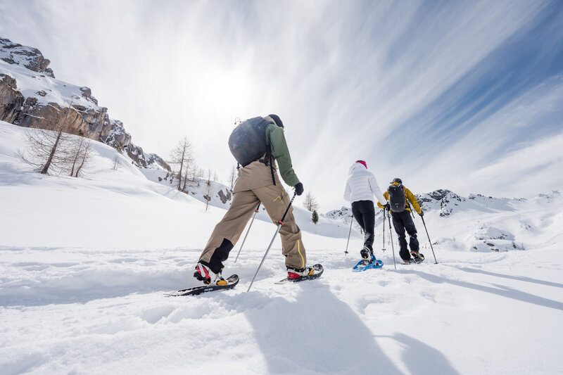 Evento Die Dolomiten auf Schneeschuhen entdecken Abenteuer für Anfänger Locandina Die Dolomiten auf Schneeschuhen entdecken Abenteuer für Anfänger - da mercoledì 7 gennaio - mercoledì 25 marzo 2026 ore 13:00 ore 16:00