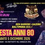 Duran Duranies Live – La Notte Anni ’80 & Italo Disco Live @Sisto Bar, Conselve (PD) Duran Duranies Live – La Notte Anni ’80 & Italo Disco Live @Sisto Bar, Conselve (PD) a Conselve (PD) il 5 dicembre 2026